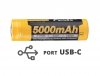 Akumulator Fenix USB ARB-L21U (21700 5000 mAh 3,6 V)